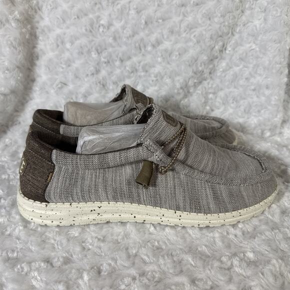 Hey Dude Wally Stretch Loafer Limestone Size 12 - Picture 3 of 7